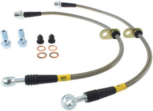 Load image into Gallery viewer, StopTech 02-12 Toyota Camry Coupe/Sedan / 04-08 Solara Front Stainless Steel Brake Lines
