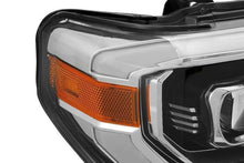 Load image into Gallery viewer, AlphaRex 14-18 Toyota Tundra PRO-Series Projector Headlights Chrome w/ Sequential Signal and DRL
