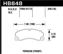 Load image into Gallery viewer, Hawk 16-19 2019 Porsche 911 4.0L (Ex. Ceramic Composite Brakes ) Street Front Brake Pads
