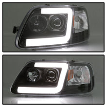Load image into Gallery viewer, Spyder 97-03 Ford F-150 (After 6/1997) Light Bar Projector Headlights - Blk (PRO-YD-FF15097V2-LB-BK)
