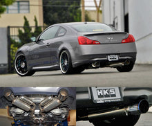 Load image into Gallery viewer, HKS 08 Infiniti G37 Coupe Dual Hi-Power Titanium Tip Catback Exhaust
