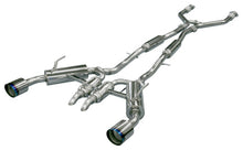 Load image into Gallery viewer, HKS Infiniti Q50 Hybrid VQ37 Dual Hi-Power Titanium Tip Catback Exhaust
