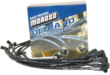 Load image into Gallery viewer, Moroso Chevrolet Small Block (Sprint Car) Ignition Wire Set - Ultra 40 - Unsleeved - HEI - Black
