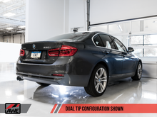 Load image into Gallery viewer, AWE Tuning BMW F3X 28i / 30i Touring Edition Axle-Back Exhaust Single Side - 80mm Silver Tips
