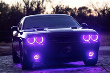 Load image into Gallery viewer, Oracle 08-14 Dodge Challenger Dynamic Surface Mount Headlight/Fog Light Halo Kit COMBO - ColorSHIFT

