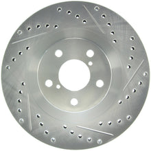 Load image into Gallery viewer, StopTech Select Sport 03-08 Subaru Forester Sport Slotted and Drilled Left Front Rotor

