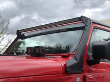 Load image into Gallery viewer, Go Rhino 18-20 Jeep Wrangler JL/JLU/Gladiator JT XE Windshield Light Bar Mount - 50in Single Row
