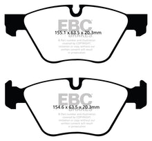 Load image into Gallery viewer, EBC 11+ BMW 528 2.0 Turbo (F10) Yellowstuff Front Brake Pads
