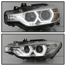 Load image into Gallery viewer, Spyder 12-14 BMW F30 3 Series 4DR Projector Headlights - LED DRL - Chrome (PRO-YD-BMWF3012-DRL-C)
