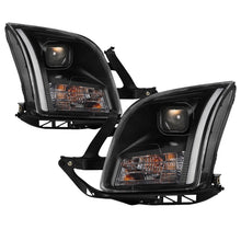 Load image into Gallery viewer, xTune 06-09 Ford Fusion Light Bar DRL Projector Headlights - Black (PRO-JH-FFU06-LB-BK)

