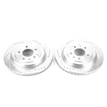 Load image into Gallery viewer, Power Stop 13-18 Cadillac ATS Rear Evolution Drilled &amp; Slotted Rotors - Pair
