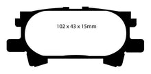 Load image into Gallery viewer, EBC 04-07 Lexus RX330 3.3 Yellowstuff Rear Brake Pads
