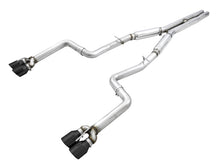 Load image into Gallery viewer, AWE Tuning 2015+ Dodge Challenger 6.4L/6.2L SC Track Edition Exhaust - Quad Diamond Black Tips
