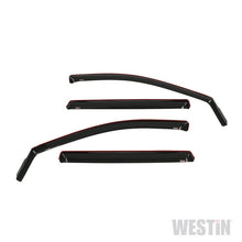 Load image into Gallery viewer, Westin 2013-2018 Nissan Pathfinder Wade In-Channel Wind Deflector 4pc - Smoke
