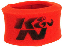 Load image into Gallery viewer, K&amp;N Universal Airforce PreCleaner Red Air Filter Foam Wrap 5-1/2in. x 9in. x 3.24in. H
