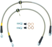 Load image into Gallery viewer, StopTech 07-09 Ford Edge / 07-09 Lincoln MKX Stainless Steel Rear Brake Lines
