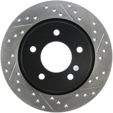 Load image into Gallery viewer, StopTech 04-10 Mazda3 Slotted &amp; Drilled Left Rear Rotor
