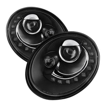 Load image into Gallery viewer, Spyder Volkswagen Beetle 06-10 Projector Headlights DRL LED Black PRO-YD-VB06-DRL-BK

