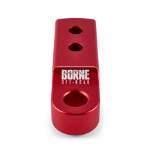 Load image into Gallery viewer, Borne Off-Road CNC Hitch Receiver Shackle 2in Red
