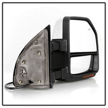 Load image into Gallery viewer, xTune 08-15 Ford F-250 SD Heated Adj LED Signal Chrome Mirrors - Smk (MIR-FDSD08S-G5-PW-RSM-SET)
