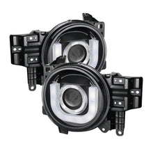 Load image into Gallery viewer, Spyder Toyota FJ Cruiser 07-14 Projector Halogen Model- 3D DRL LED Blk PRO-YD-TFJ07-3DDRL-BK
