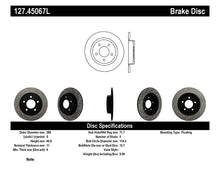 Load image into Gallery viewer, StopTech 04-10 Mazda3 Slotted &amp; Drilled Left Rear Rotor
