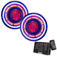 Load image into Gallery viewer, ORACLE Lighting 07-18 Jeep Wrangler JK Oculus 7in. ColorSHIFT Bi-LED Projector Headlights
