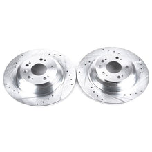 Load image into Gallery viewer, Power Stop 09-14 Acura TL Rear Evolution Drilled &amp; Slotted Rotors - Pair
