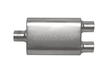 Load image into Gallery viewer, Gibson CFT Superflow Center/Dual Oval Muffler - 4x9x13in/2.25in Inlet/2.25in Outlet - Stainless
