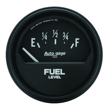 Load image into Gallery viewer, AutoMeter Gauge Fuel Level 2-5/8in. 73 Ohm(e) to 10 Ohm(f) Elec Black Autogage

