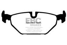 Load image into Gallery viewer, EBC 99-01 Saab 9-5 2.3 Turbo (Aero) Yellowstuff Rear Brake Pads
