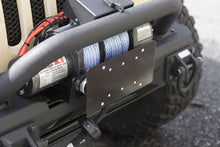 Load image into Gallery viewer, Rugged Ridge Front Hawse Fairlead License Plate Mounting Bracket
