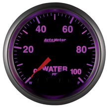 Load image into Gallery viewer, AutoMeter Gauge Water Press 2-1/16in. 100PSI Stepper Motor W/Peak &amp; Warn Elite
