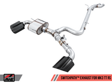 Load image into Gallery viewer, AWE Tuning 18-19 Audi TT RS 2.5L Turbo Coupe 8S/MK3 SwitchPath Exhaust w/Diamond Black RS-Style Tips
