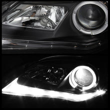 Load image into Gallery viewer, Spyder Toyota Corolla 11-13 Projector Headlights Halogen Model Only - DRL LED Blk PRO-YD-TC11-DRL-BK
