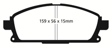 Load image into Gallery viewer, EBC 01 Infiniti Q45 4.1 Ultimax2 Front Brake Pads
