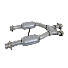 Load image into Gallery viewer, BBK 79-93 Mustang 5.0 Short Mid X Pipe With Catalytic Converters 2-1/2 For BBK Long Tube Headers

