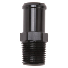 Load image into Gallery viewer, Edelbrock Hose End Straight 1/2In NPT to 3/4In Barb Black Anodize
