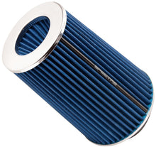 Load image into Gallery viewer, Spectre Adjustable Conical Air Filter 9-1/2in. Tall (Fits 3in. / 3-1/2in. / 4in. Tubes) - Blue
