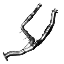 Load image into Gallery viewer, Kooks 11-14 Ford F150 Eco Boost 3.5L V6 3in SS GREEN Cat Turbo Down Y-Pipe

