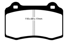 Load image into Gallery viewer, EBC 92-00 Dodge Viper 8.0 Bluestuff Front Brake Pads
