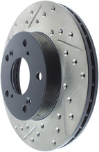 Load image into Gallery viewer, StopTech 02-06 Acura RSX Slotted &amp; Drilled Right Front Rotor
