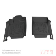 Load image into Gallery viewer, Westin 2002-2008 Dodge Ram Reg/Quad/Crew Cab 4WD Wade Sure-Fit Floor Liners Front - Black
