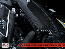 Load image into Gallery viewer, AWE Tuning Audi RS3 / TT RS 4.5in S-FLO Carbon Inlet Tube
