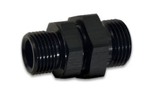 Load image into Gallery viewer, Vibrant -12AN ORB Male to Male Union Adapter - Anodized Black
