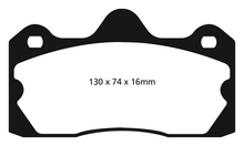 Load image into Gallery viewer, EBC 10+ Lotus Evora 3.5 Redstuff Rear Brake Pads
