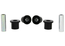 Load image into Gallery viewer, Whiteline Plus 97-05 Nissan Frontier D22 2WD Rear Spring Eye and Shackle Bushing
