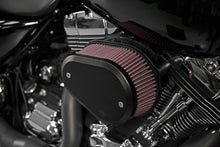 Load image into Gallery viewer, K&amp;N Street Metal Intake System Flare - Black LG Capacity for Harley Davidson
