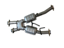 Load image into Gallery viewer, BBK 79-93 Mustang 5.0 Short Mid X Pipe w Catalytic Converters 2-1/2 For Automatic Long Tube Headers
