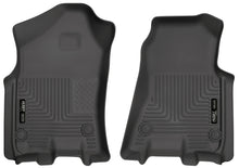 Load image into Gallery viewer, Husky Liners 2019 Ram 1500 Crew Cab WeatherBeater Black Front Row Floor Liners
